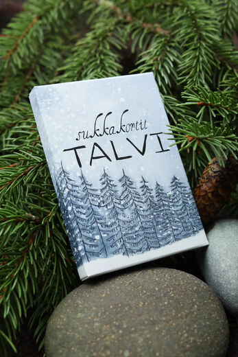 ihtiriekko sukkakortit, talvi